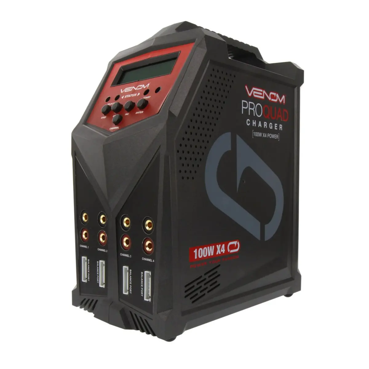 Venom Pro Quad 100W 7A 4-Port Ac/Dc Battery Charger 1