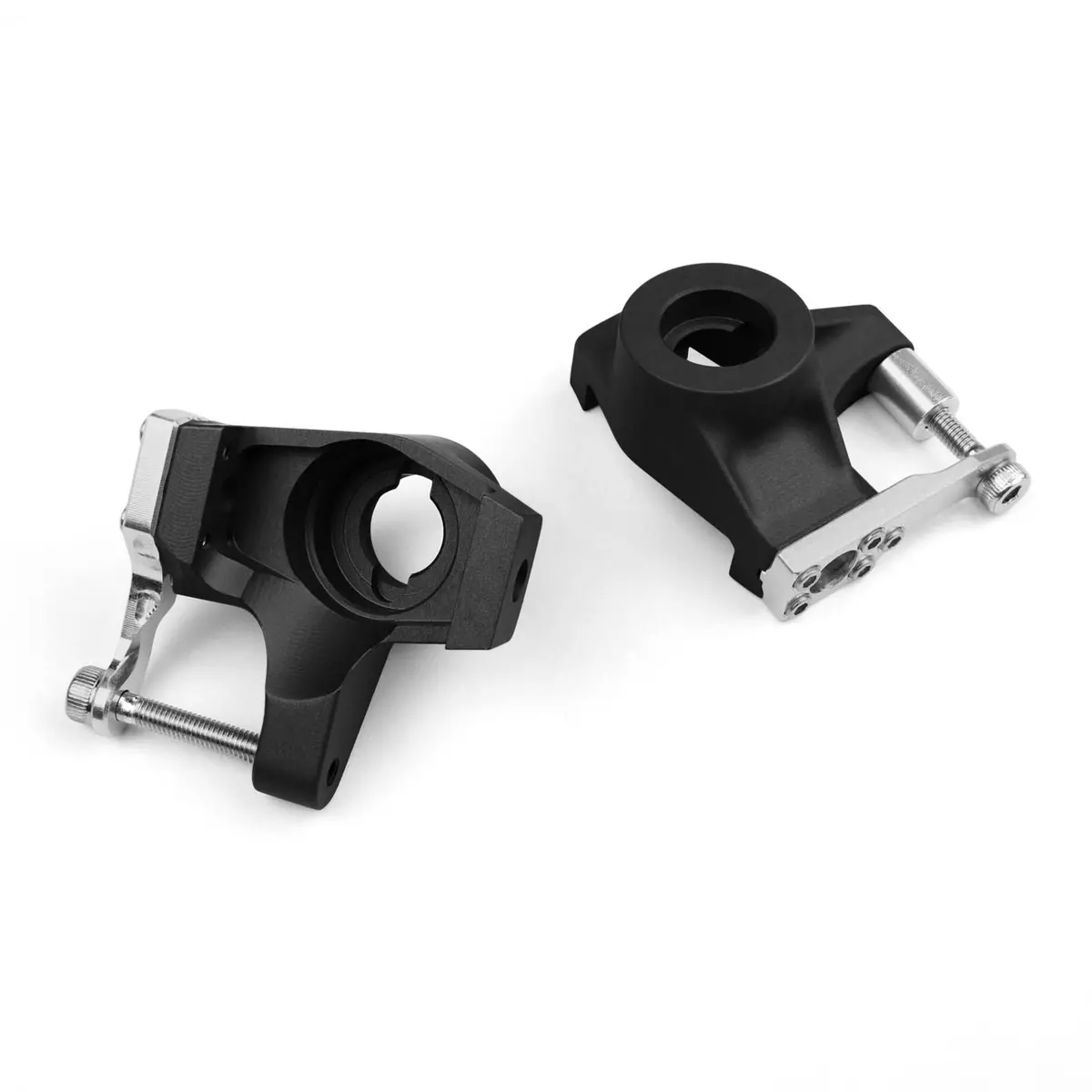 Vanquish Steering Knuckles: Scx10ii (Black Anodized) 1