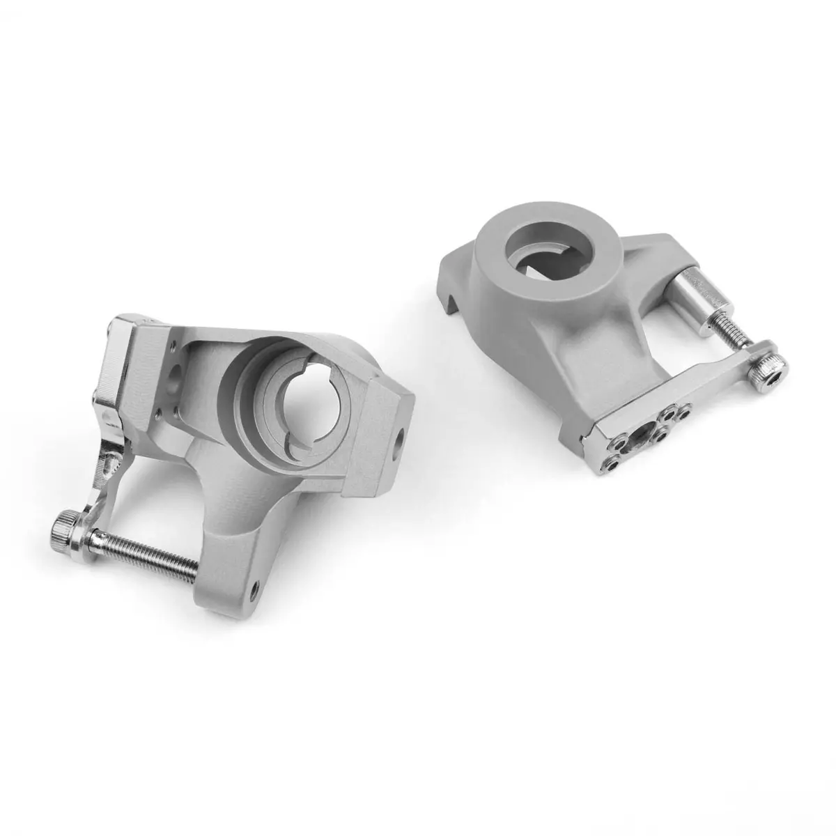 Vanquish Steering Knuckles: Scx10 Ii (Clear Anodized) 1