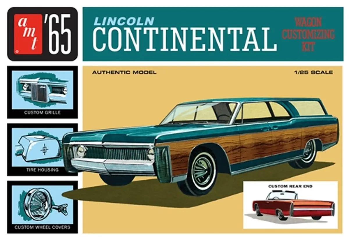 Amt 1/25 Lincoln Contintental Model Kit 1
