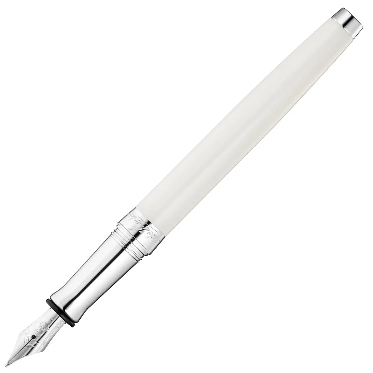 Waldmann, Füller Edelfeder, Korn, Lackiert, Weiß 2