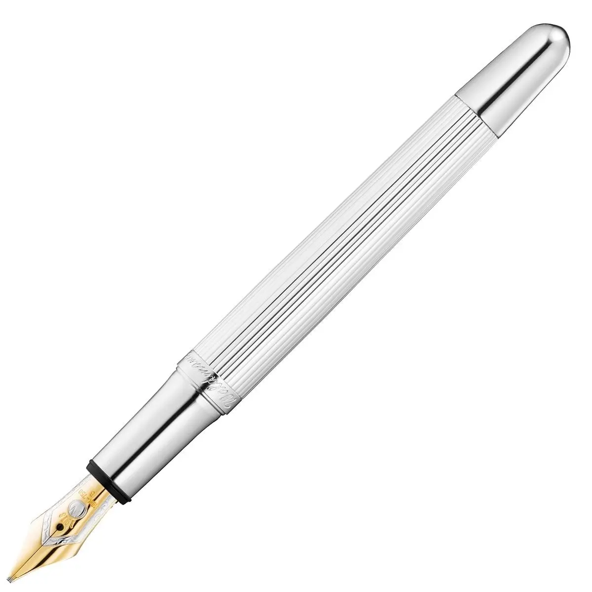 Waldmann, Pocket Füller, Linien, 18K Feder, Silber 2