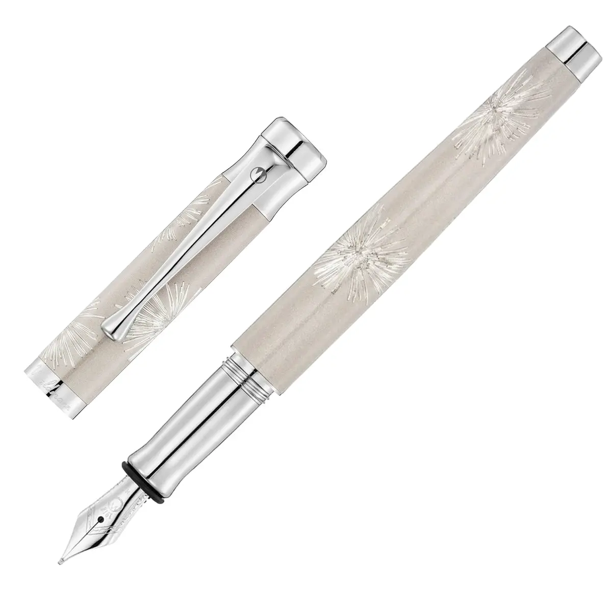 Waldmann, Füller, Starburst, Sterling Silber / Galaxygrau 1