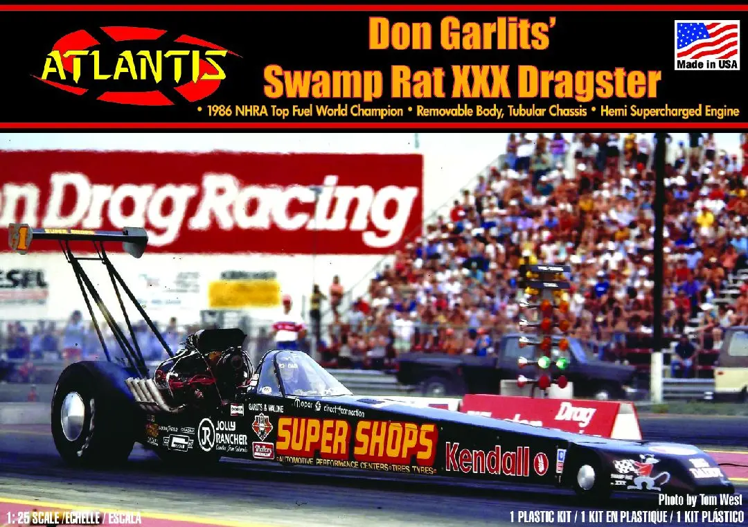 Atlantis Models 1/25 Don Garlits Swamp Rat Xxx Dragster 1