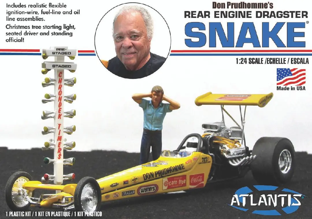 Atlantis Models 1/24 Don Prudhomme Snake Rear Engine Dragster 1