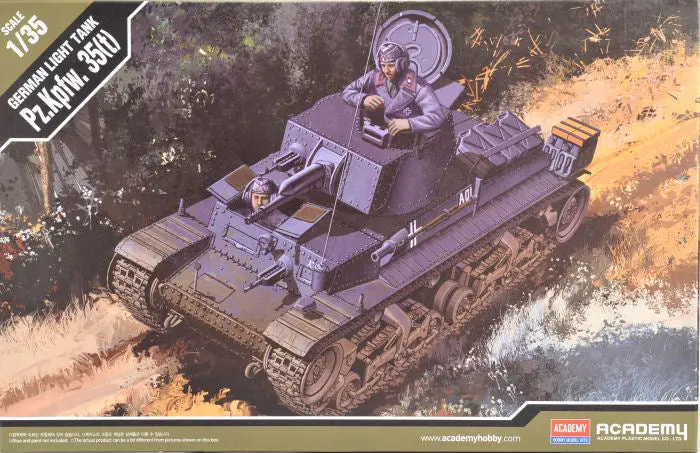 Academy 1/35 Pz.Kpfw. 35T German Tank Model Kit 1