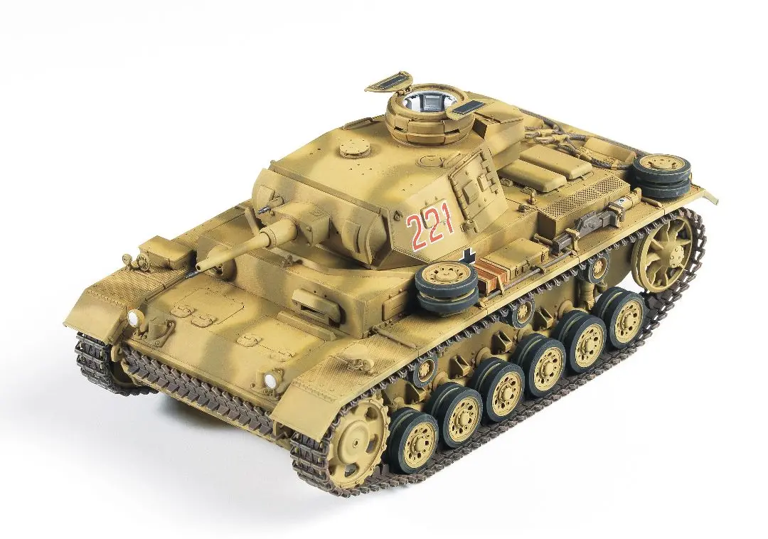 Academy 1/35 German Panzer Iii Ausf.J "North Africa" Model Kit 1