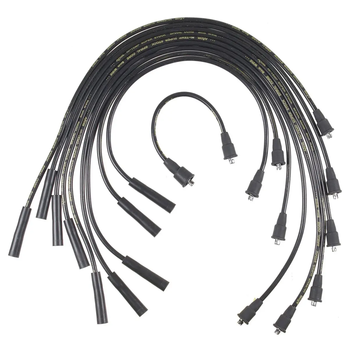 Accel Superstock 5000-Series Spark Plug Wire Kit – Low-Resistance, High-Voltage (5043K) 1