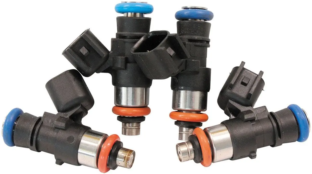 Aeroflow Af49-1928-4 Set Of Four 1250Cc Ev14 Short-Body Uscar Fuel Injectors 1