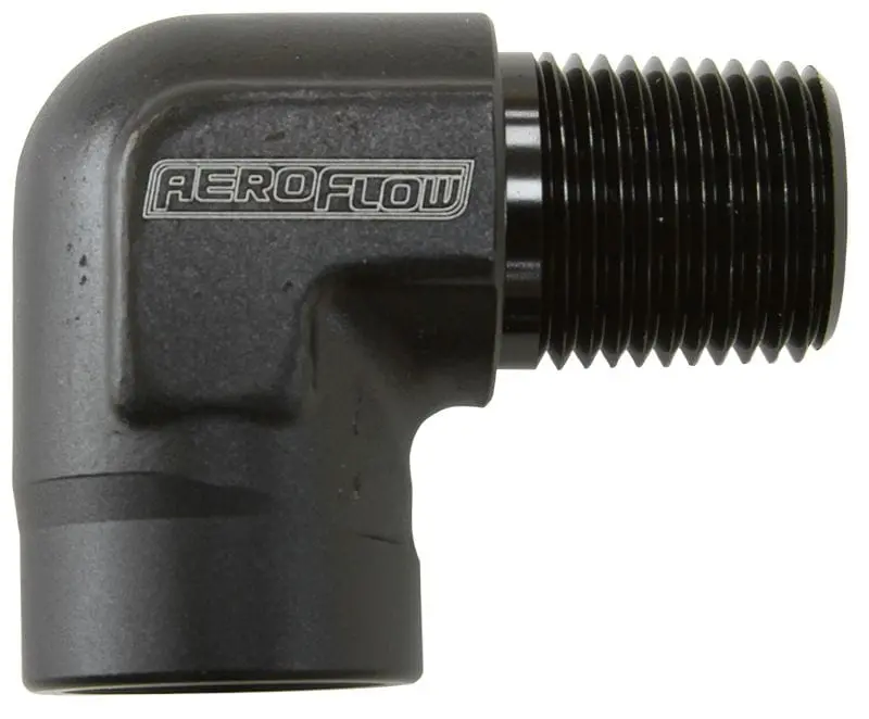 Af914-02Blk 1/8" Npt 90° Female-To-Male Fitting 1
