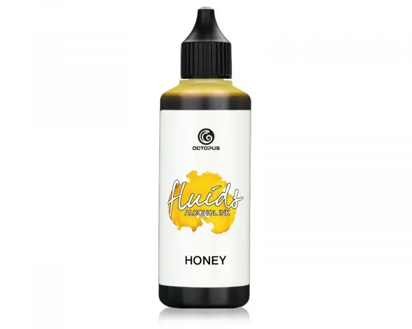 Octopus Fluids Alcohol Ink Basic Honey 100 Ml Alkoholtinte Braun 1