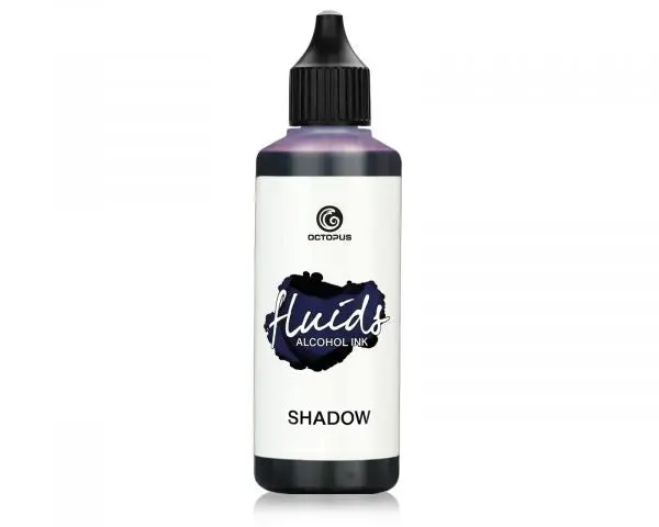 Octopus Fluids Alkoholtinte Octopus Fluids Alcohol Inks (Basic) Shadow – Grau-Blau, 100 Ml 1