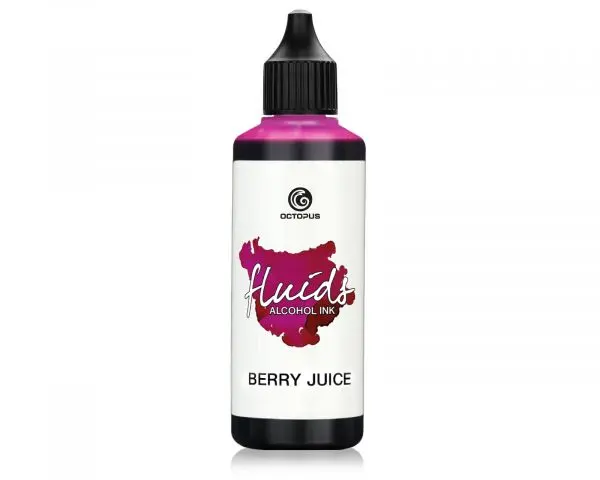 Octopus Fluids Alcohol Ink Alcohol Ink Für Fluid Painting, Resin-Art Und Mixed Media Violett Berry Juice 100 Ml 1