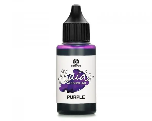 Octopus Fluids Alcohol Ink Purple Alkoholtinte Violett 1