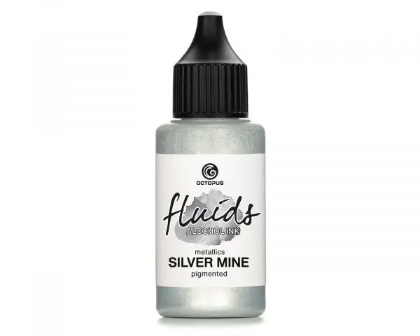 Octopus Fluids Alkoholtinte Metallic Silver Mine 1