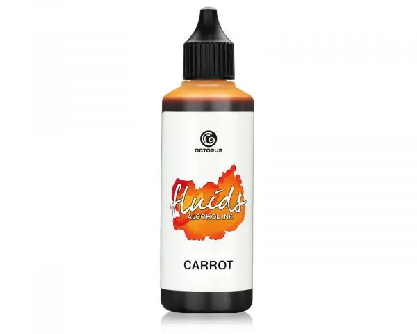 Octopus Fluids Alkoholtinte Für Fluid Art & Resin Basic Carrot Orange 100 Ml 1