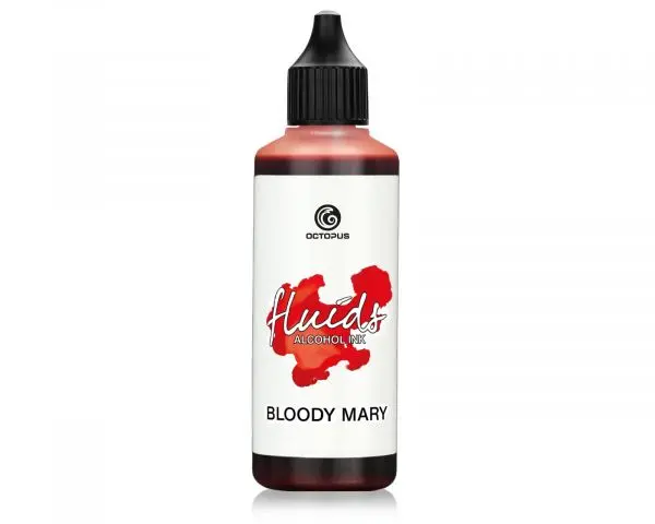 Octopus Fluids Alcohol Ink Octopus Fluids Alcohol Inks Basic Bloody Mary Rot 1