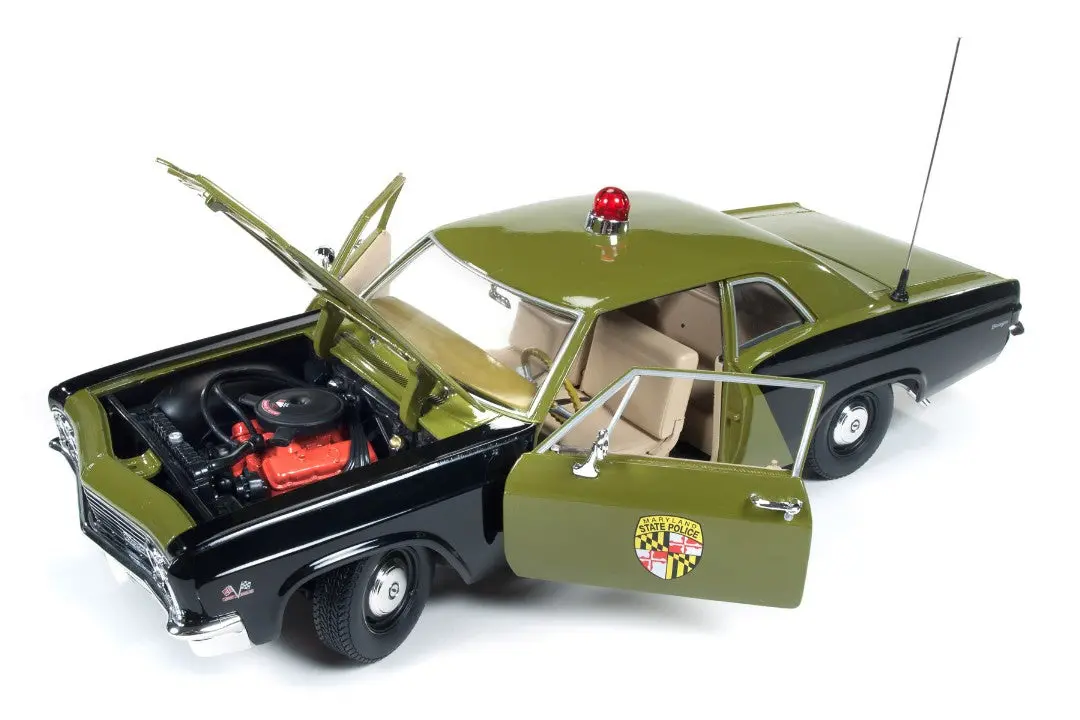 American Muscle 1030 1/18 1966 Chevrolet Biscayne (Maryland State Trooper) 1