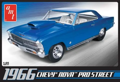 Amt 1/25 1966 Chevy Nova Pro Street Model Kit 1
