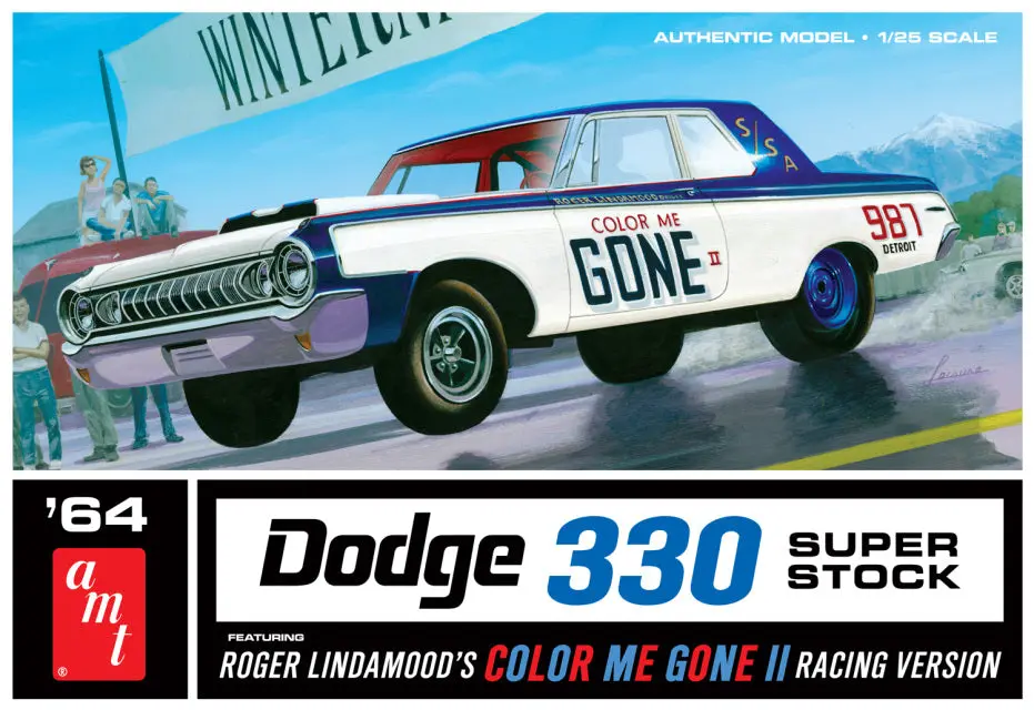 Amt 1/25 1964 Dodge 300 "Color Me Gone" Model Kit 1
