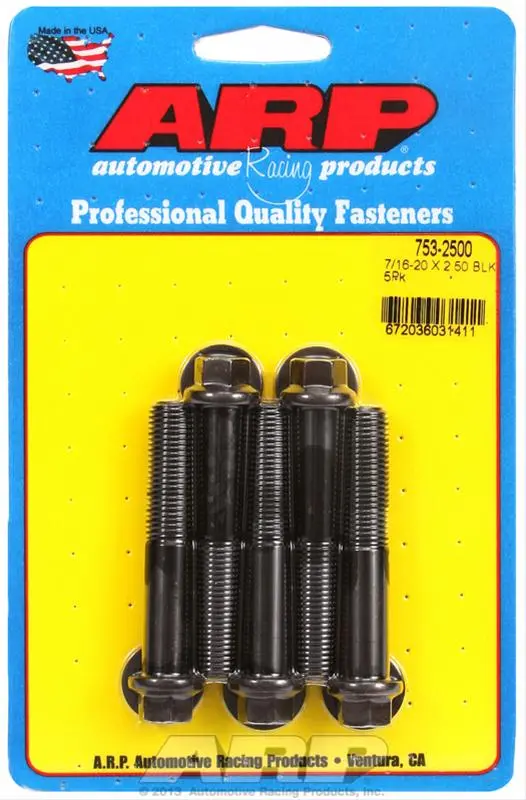 Arp 753-2500 Chromoly Steel High-Strength Bolts 1