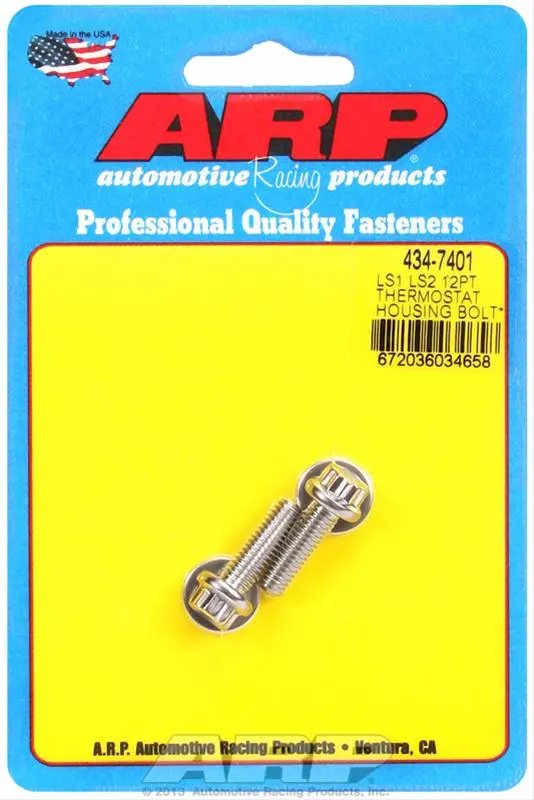 Arp 434-7401 Thermostat Housing Bolt Kit – Precision-Machined Stainless Steel 1
