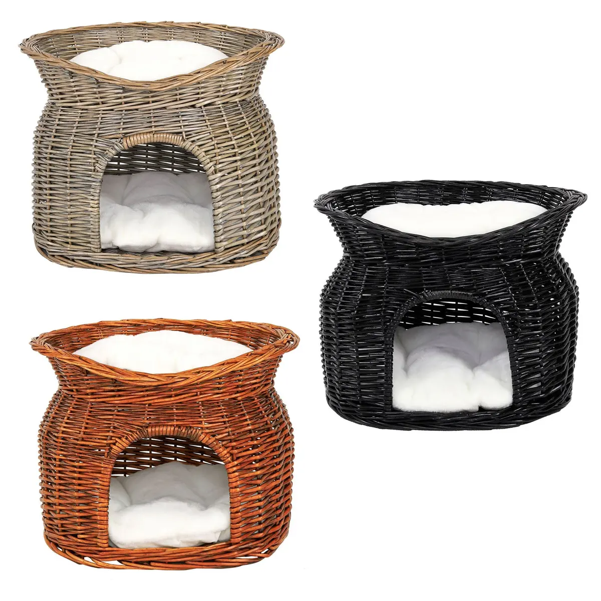 Weidenkorb Für Katzen 1