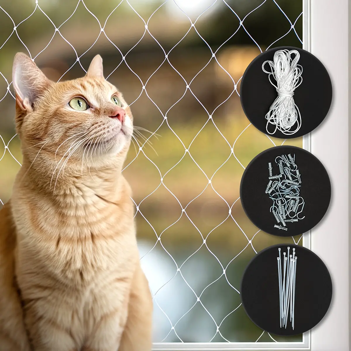 Katzenschutznetz Für Balkon & Fenster 1
