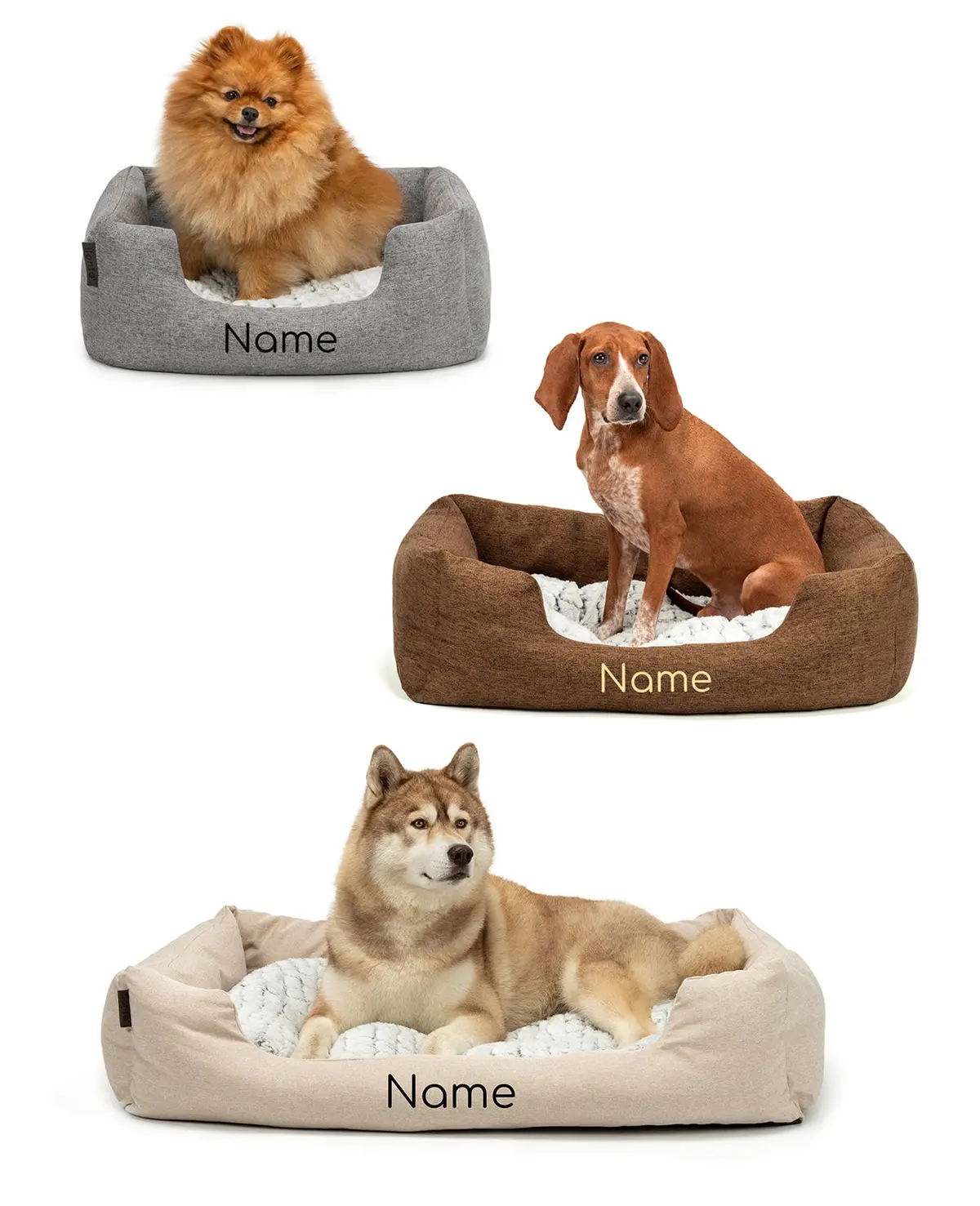 Heimtierbett Mit Kuschelkissen, Personalisiert 1