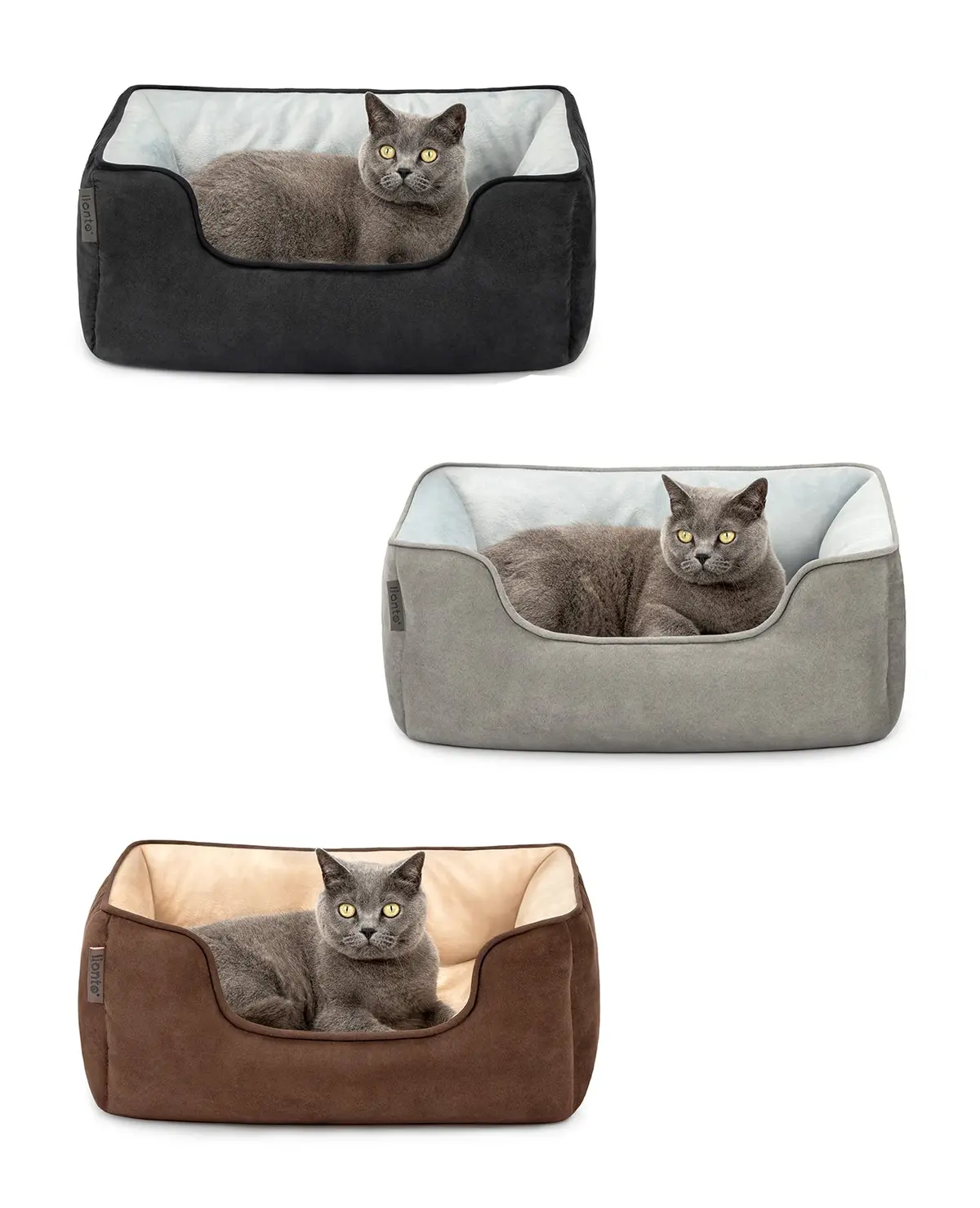 2-In-1 Katzenbett In Wildlederoptik 1