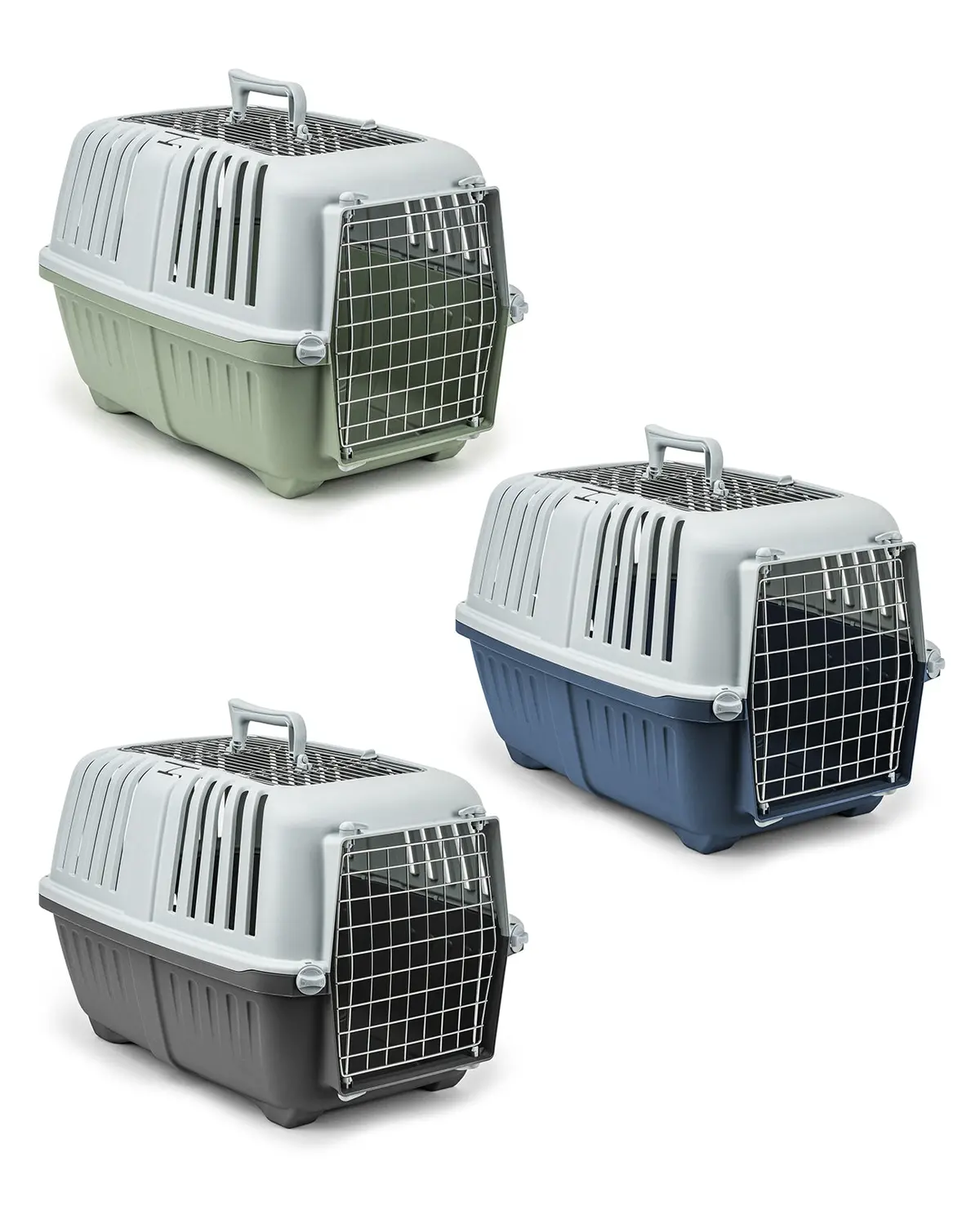 Transportbox Aus Recyceltem Kunststoff Mit Metallgitter 1