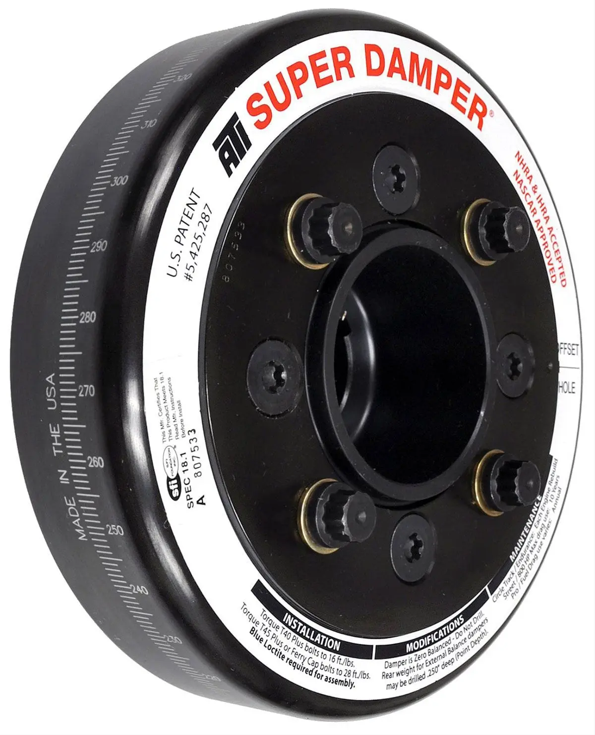 Ati Super Damper Sfi-Certified Harmonic Balancer – 8" Diameter (918920) 1