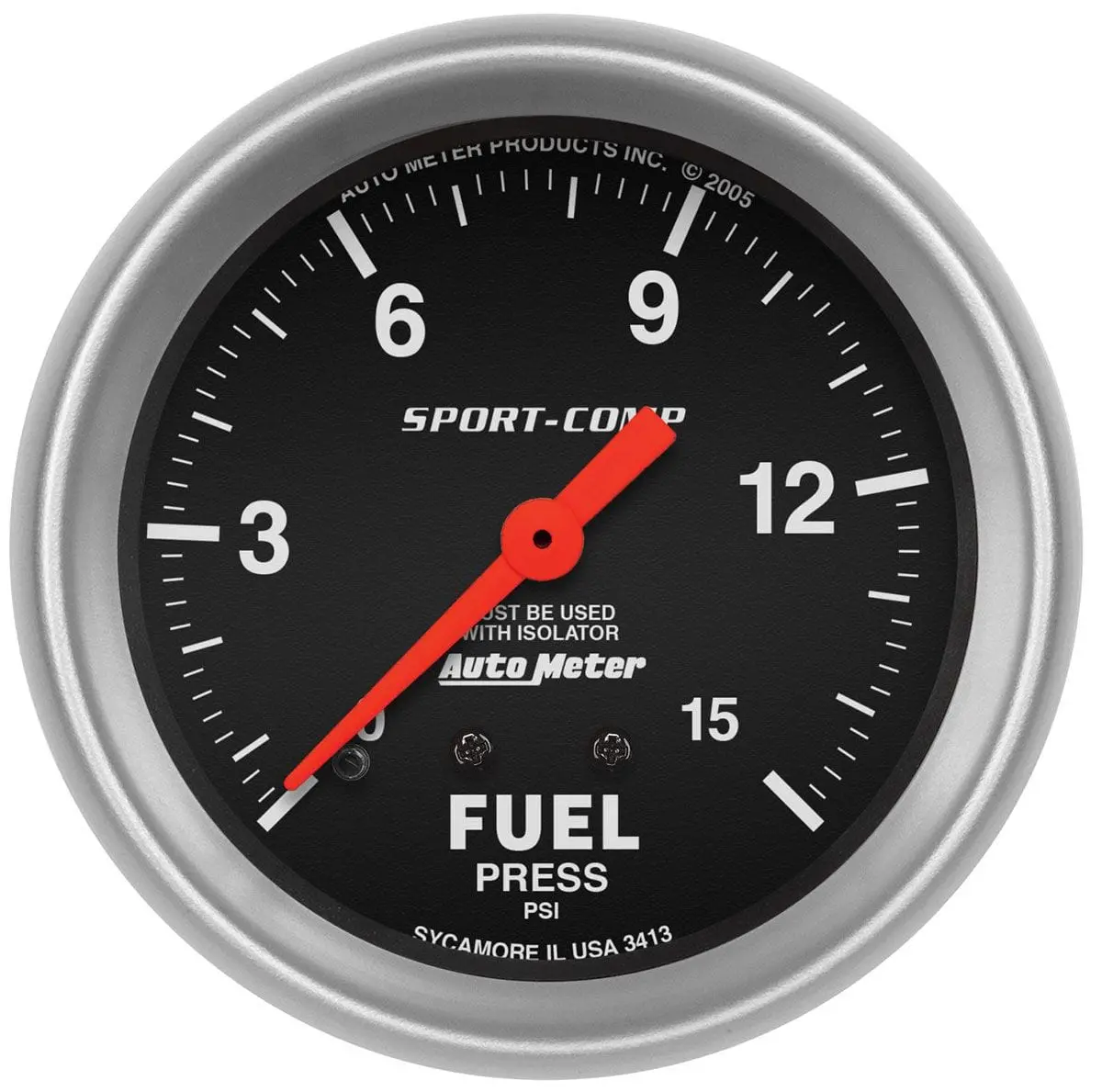 Autometer Sport-Comp Au3413 Fuel Pressure Gauge 1