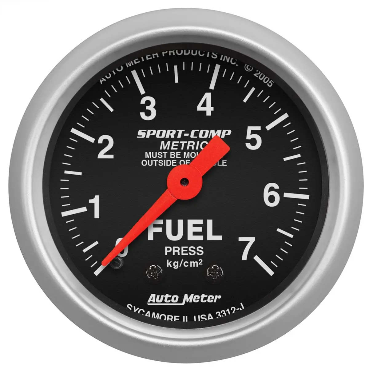 Autometer Sport-Comp Mechanical Gauges – 2-1/16" Analog Dial (3312-J) 1
