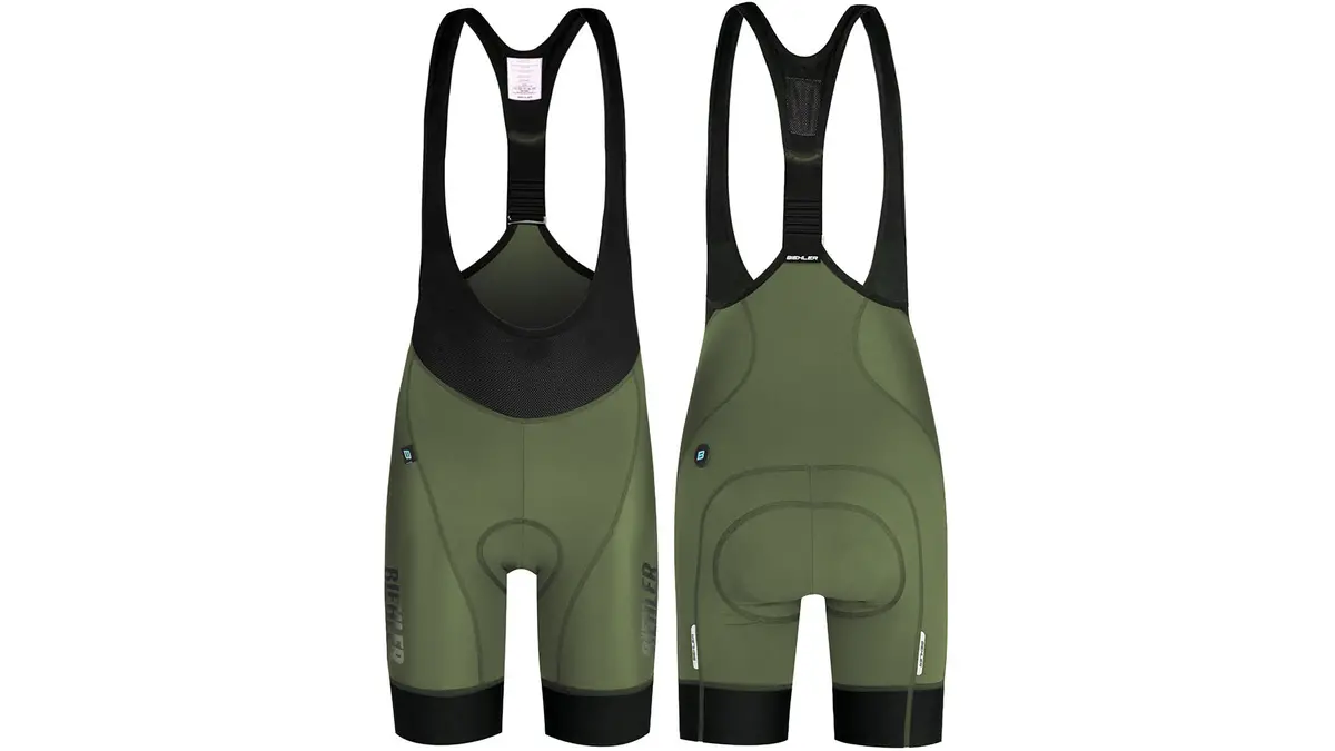 Biehler Essential Bib Shorts Pesto 1