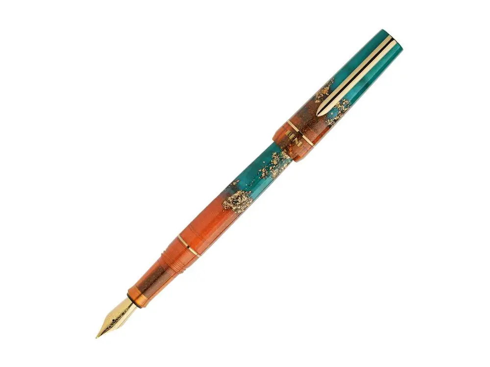 Benu Füllfederhalter Haute Chic Elegante, Facettierte Schäfte Mit Gold- Oder Chromplattierten Beschlägen 1
