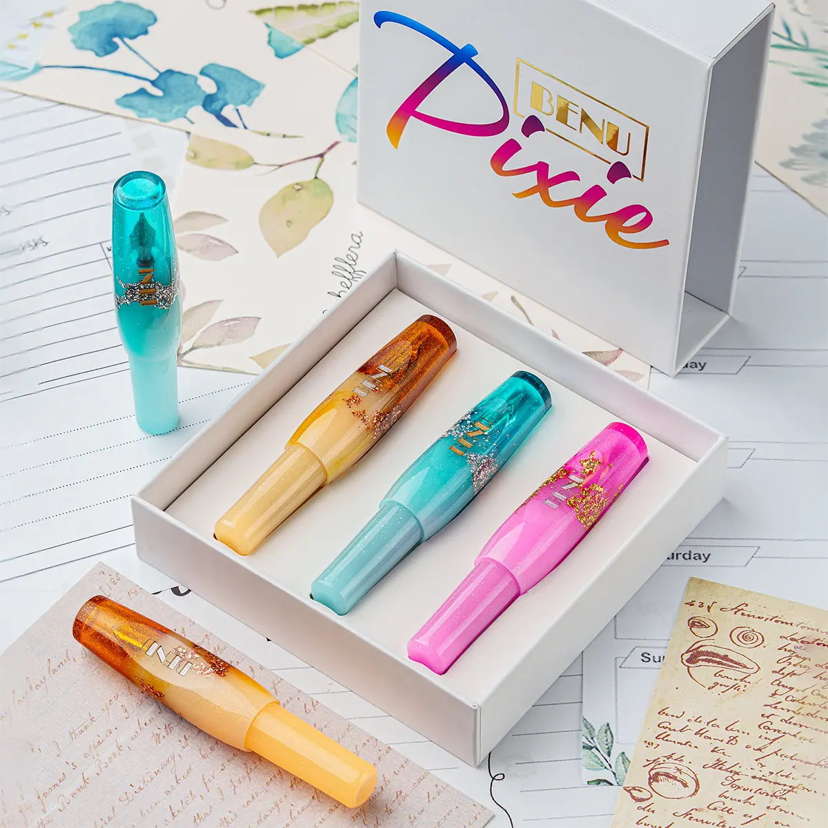 Benu Füllfederhalter Enchanted Pastels Pixie Set 1