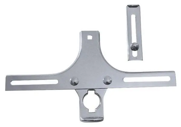 Bob Drake Reproduction Stainless Steel License Plate Mounting Brackets (B-5034-Ss) 1