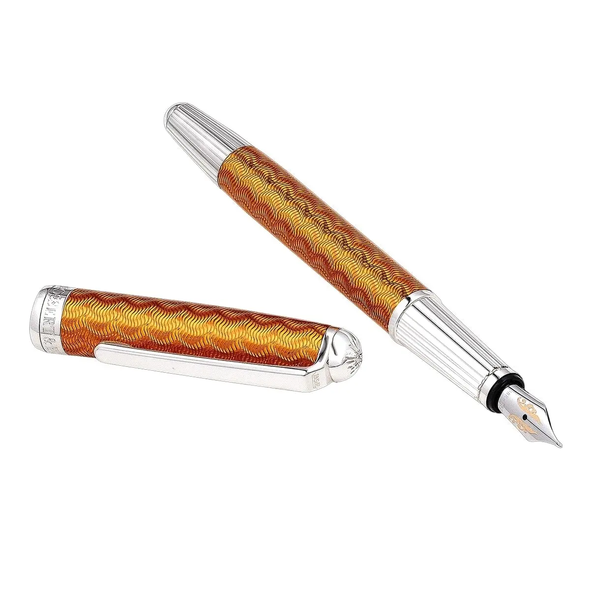 Bossert & Erhard Füller Feelings New Wave, 18Kt, Cognac 1