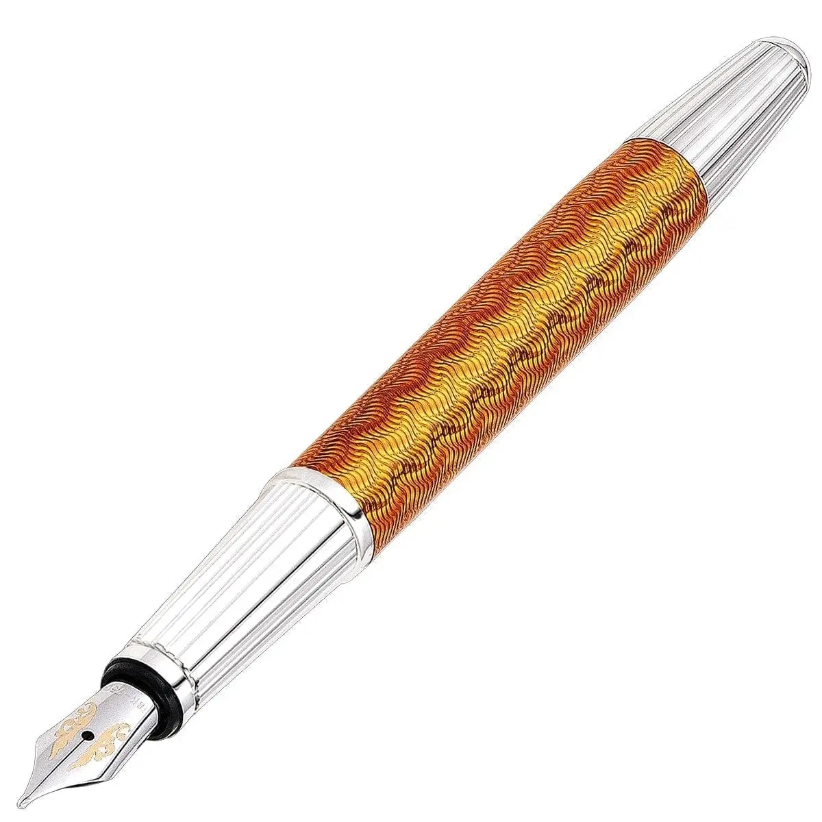 Bossert & Erhard Füller Feelings New Wave, 18Kt, Cognac 2