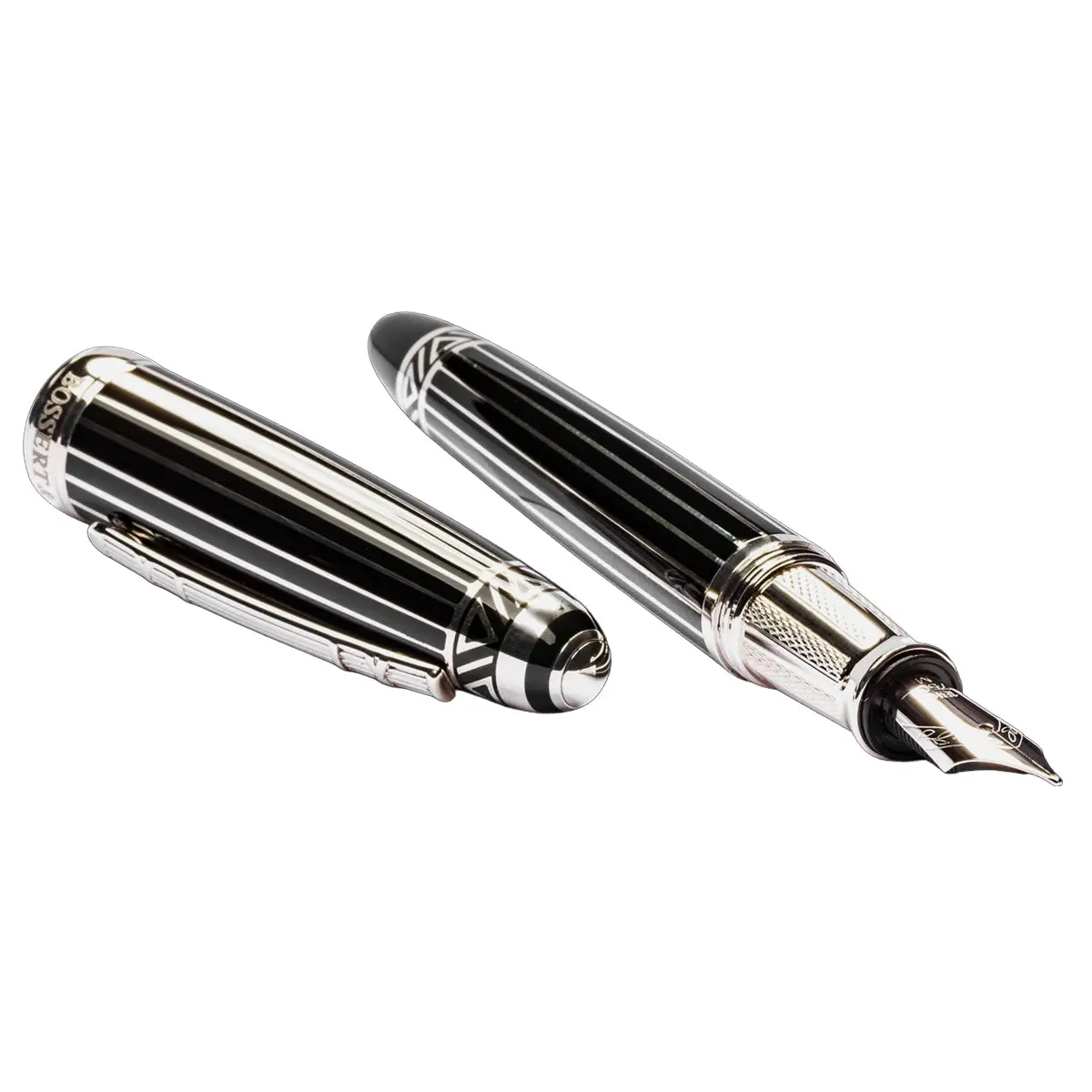 Bossert & Erhard Füller Wall Street 18Kt, Black Stripes 1
