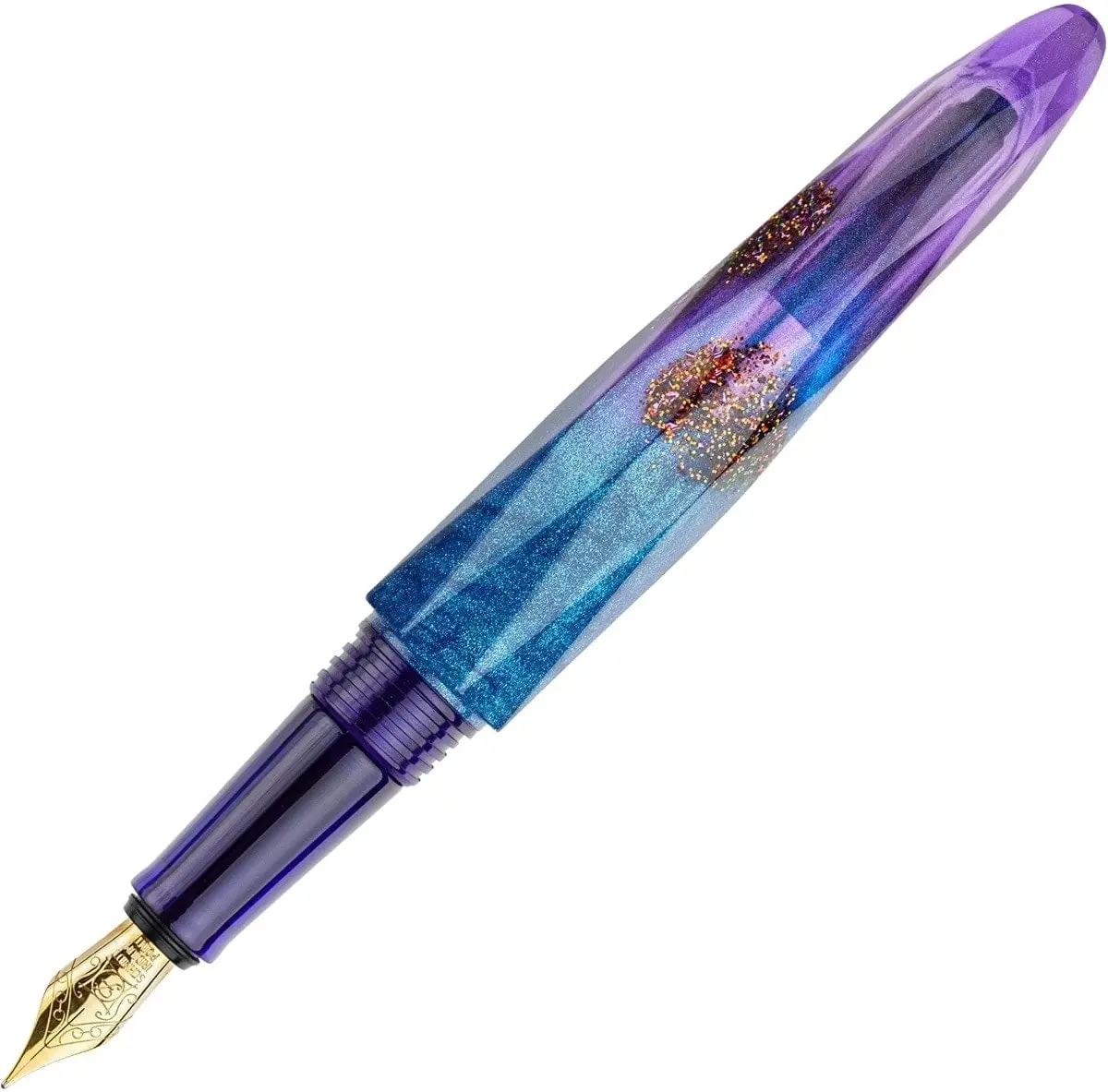 Benu Füller Briolette Gold, Amethyst Tide 1