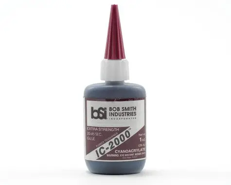 Bob Smith Industries Ic-2000 Black Rubber Toughened Ca (1Oz) 1