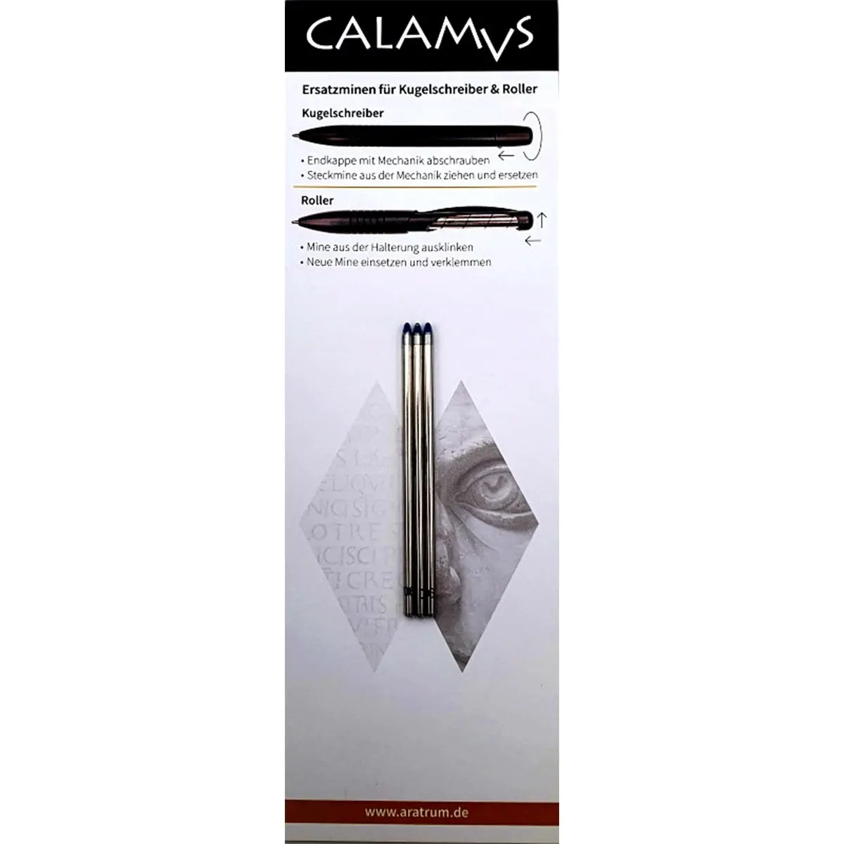 Calamus, Kugelschreibermine, Blau 1