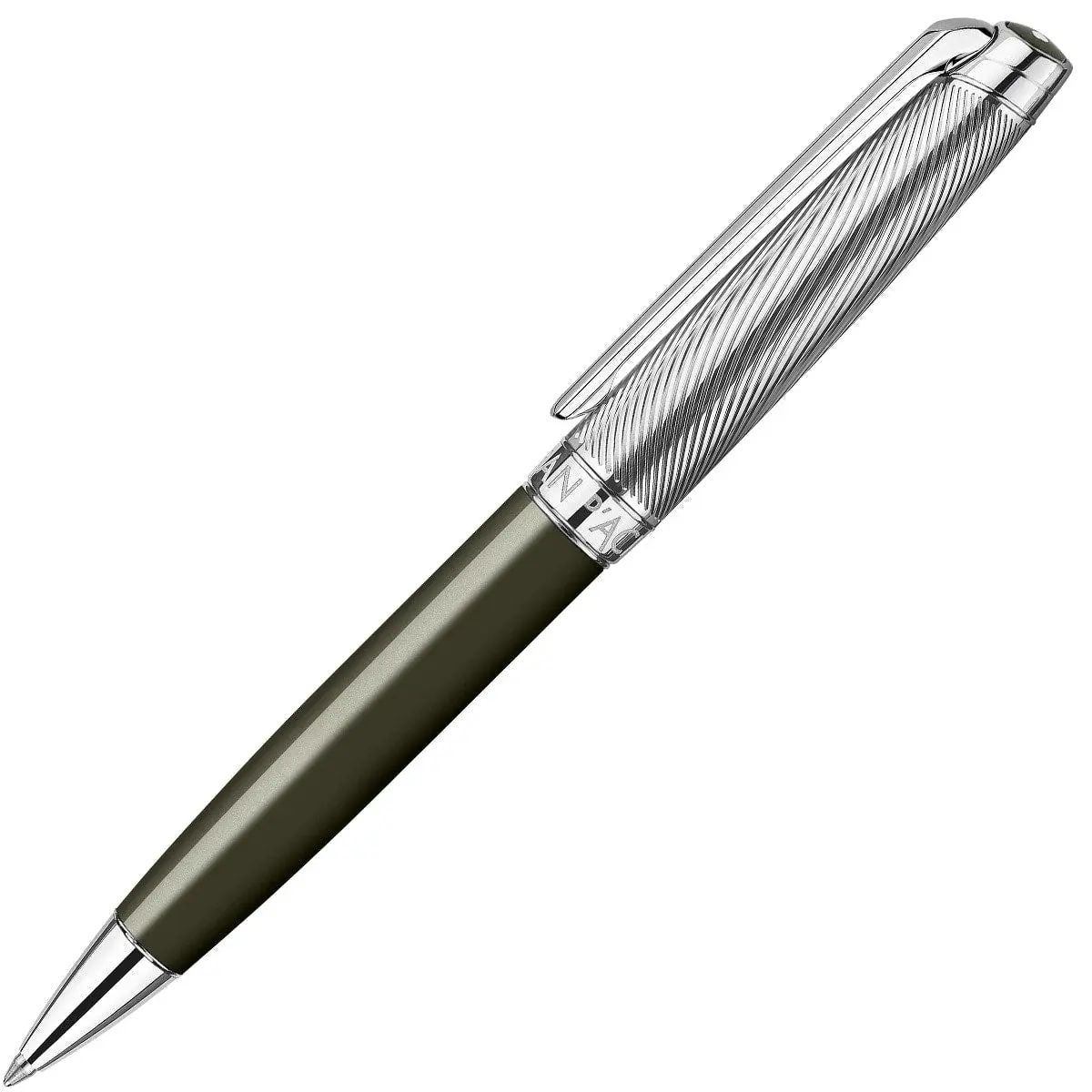 Caran D'ache Kugelschreiber, Leman Terre D'ombre, Grün 1