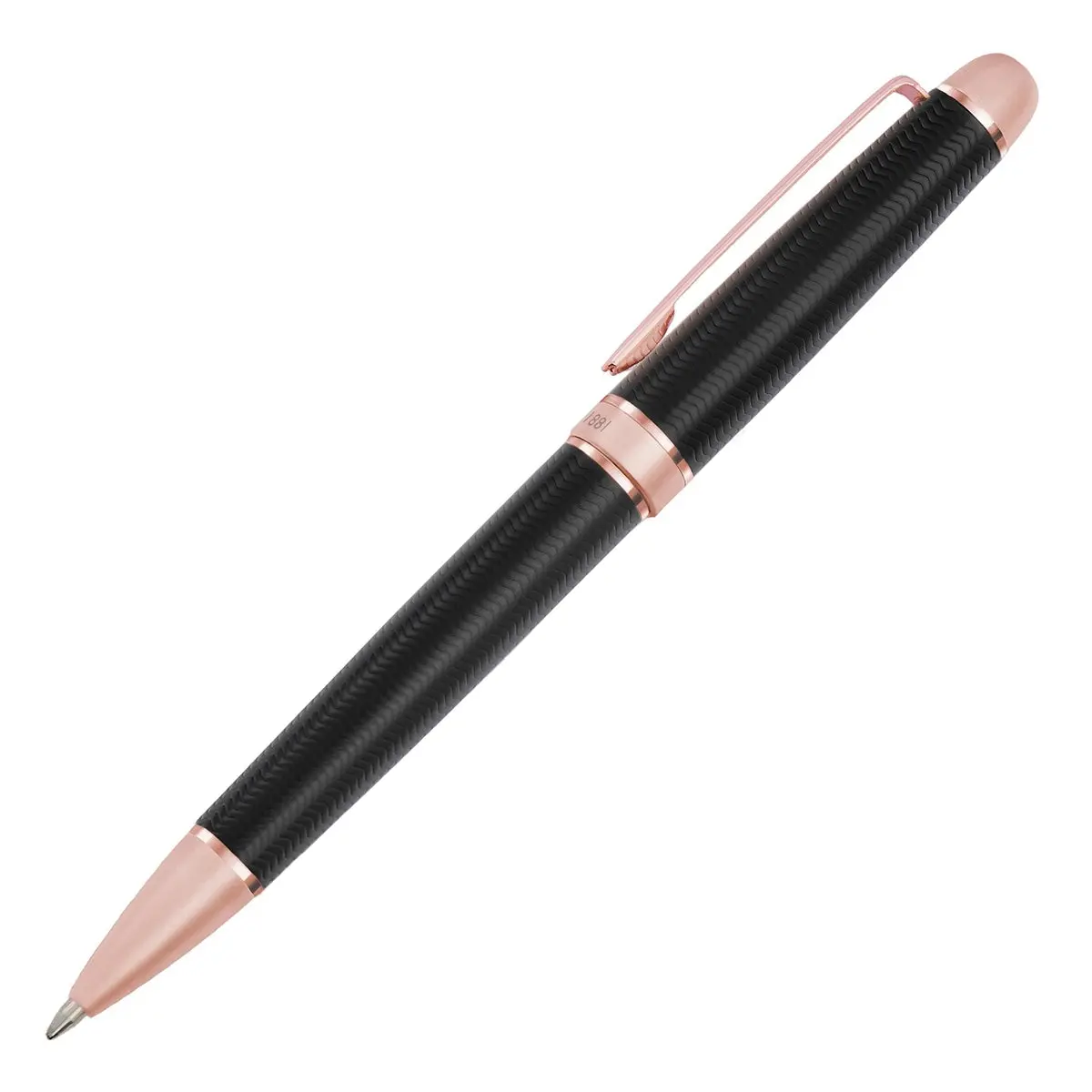 Cerruti 1881 Kugelschreiber Holborn Black & Rosegold 1