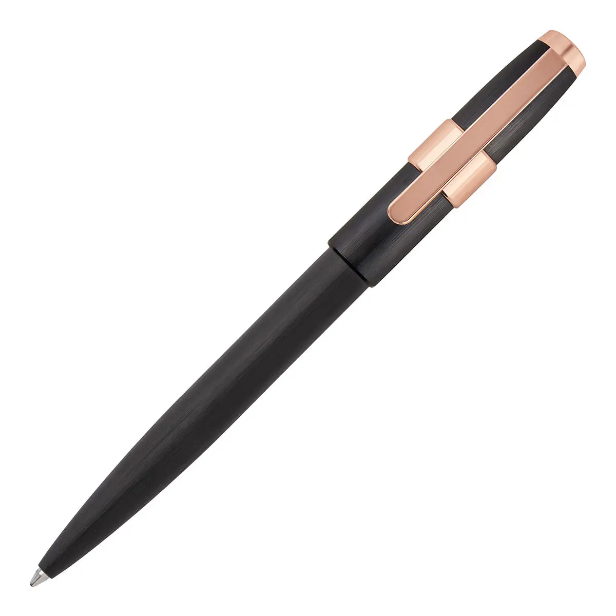 Cerruti 1881, Kugelschreiber Block Brushed, Schwarz 1