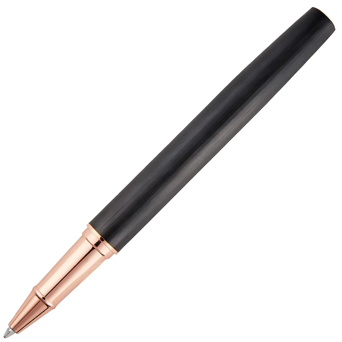 Cerruti 1881, Tintenroller Block Brushed, Schwarz 1
