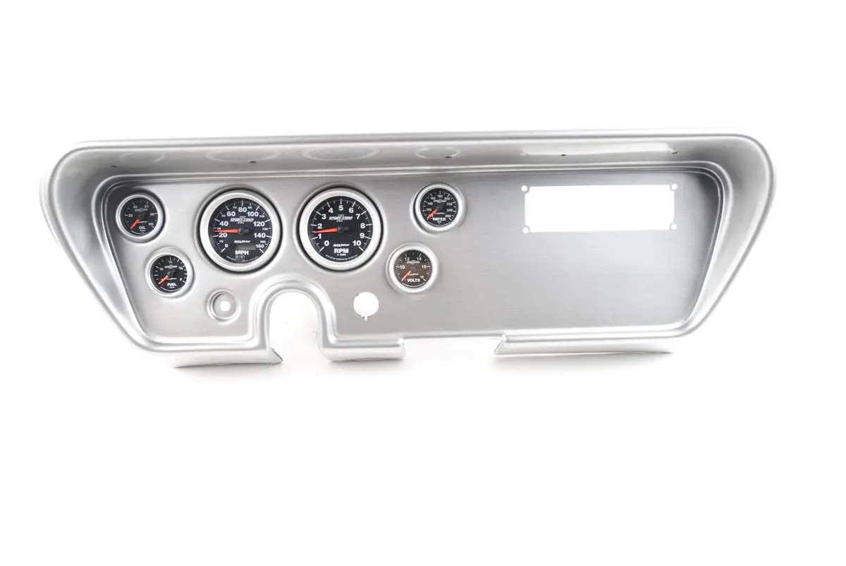 Classic Thunder Road Instrument Panel W/ Autometer Gauges – Custom Fit, Drilled Layout (411660912) 1