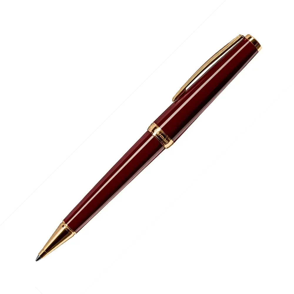 Cleo Skribent, Kugelschreiber Classic Gold, Dunkelrot 1